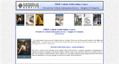 Desktop Screenshot of online-catholic-course.excerptsofinri.com