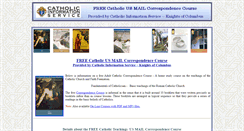 Desktop Screenshot of free-catholic-course.excerptsofinri.com