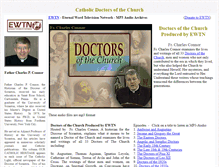 Tablet Screenshot of catholic-doctors.excerptsofinri.com