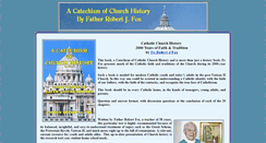 Desktop Screenshot of catholic-history.excerptsofinri.com