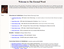 Tablet Screenshot of eternalword.excerptsofinri.com