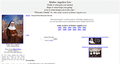 Desktop Screenshot of motherangelica.excerptsofinri.com